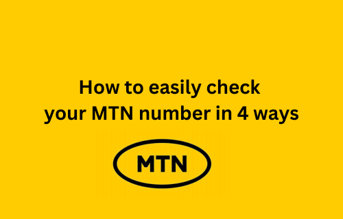 Code to know My MTN Number