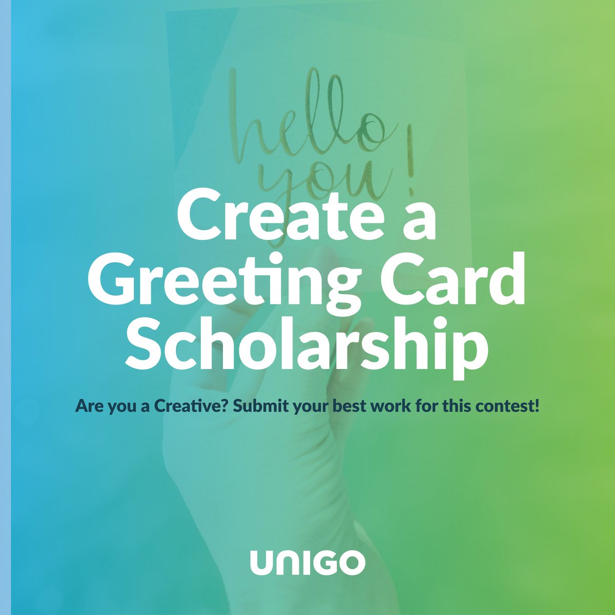 Create a Greeting Card Scholarship | Apply Now