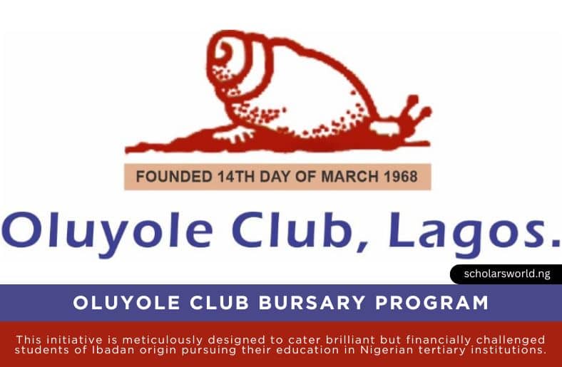 Oluyole Club Bursary Program 2026 (₦100,000 for Ibadan Undergraduate Indigenes in Nigeria)