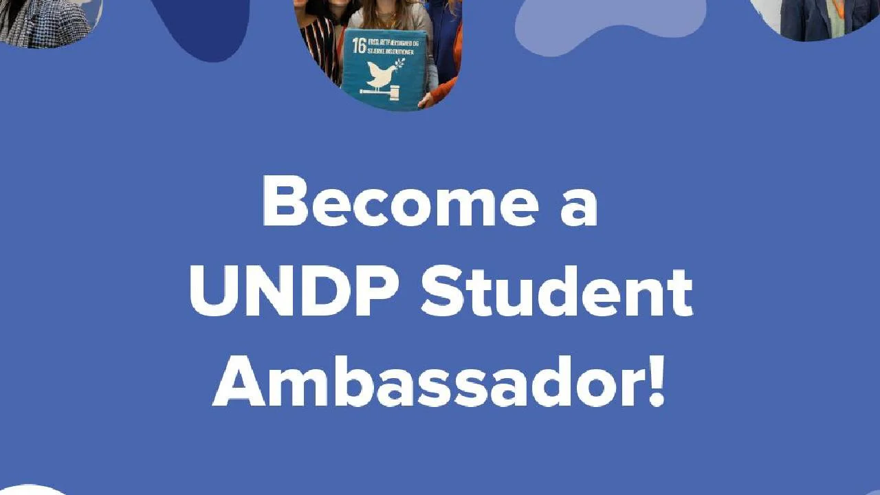 UNDP Student Ambassador Programme 2026 (Cohort 4 in Korea)